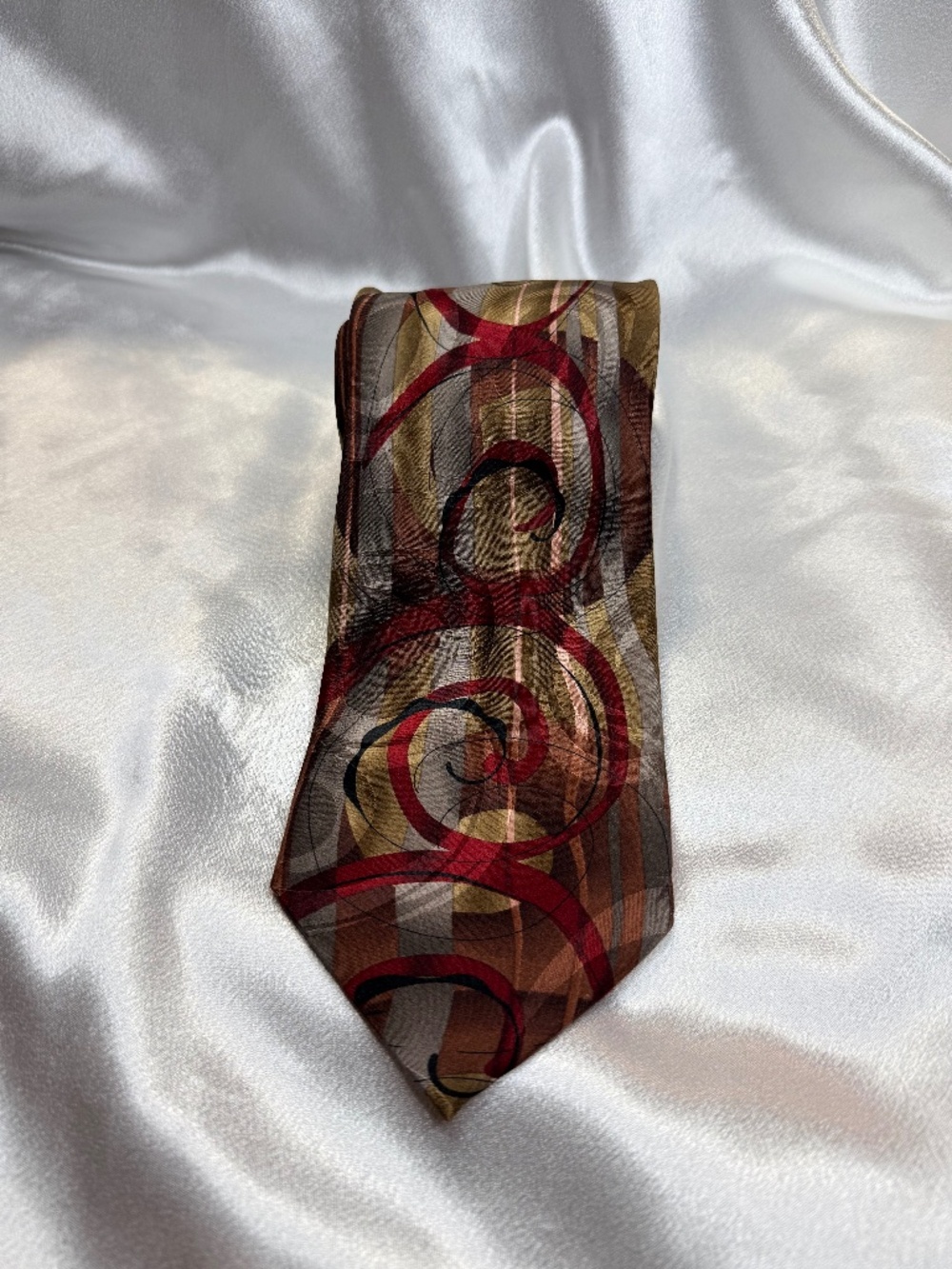 Jerry Garcia Small Garden Collection 34 100% Silk Abstract Necktie 2004